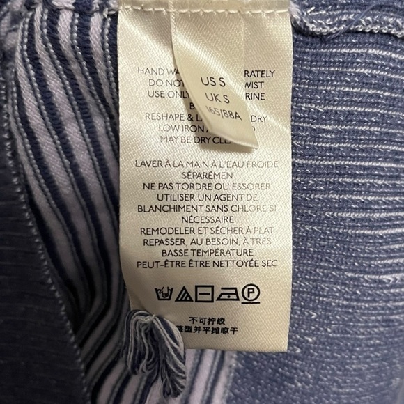 Anthropologie Daily Practice Ribbed Knit Stripe Sweater Dress - Picture 7 of 9